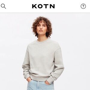 Kotn Women’s Essential Sweatshirt Alabaster